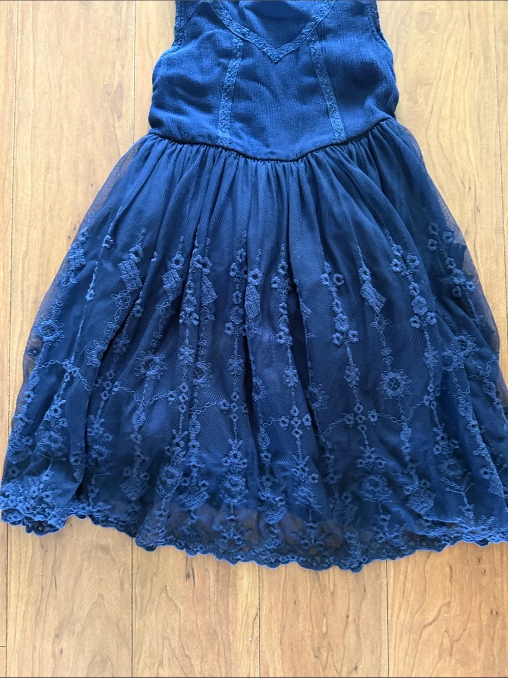 art class sleeveless navy